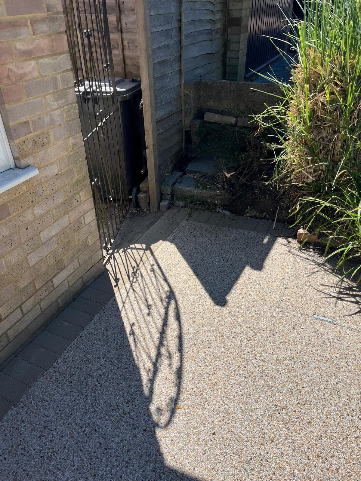 Resin bound driveway installed by John Ruben Ltd in Potters Bar