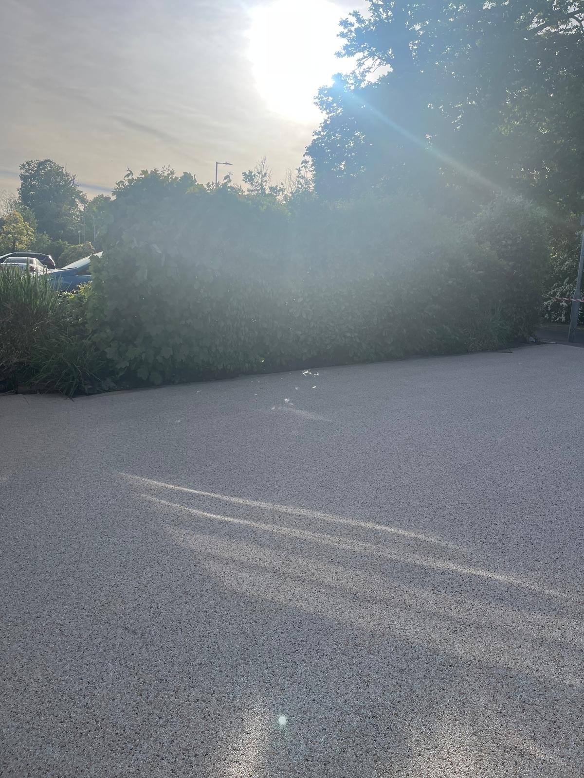 Resin bound driveway installed by John Ruben Ltd in Potters Bar